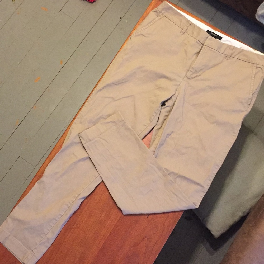 Khaki ankle skinny crop pants Forever 21 size 26